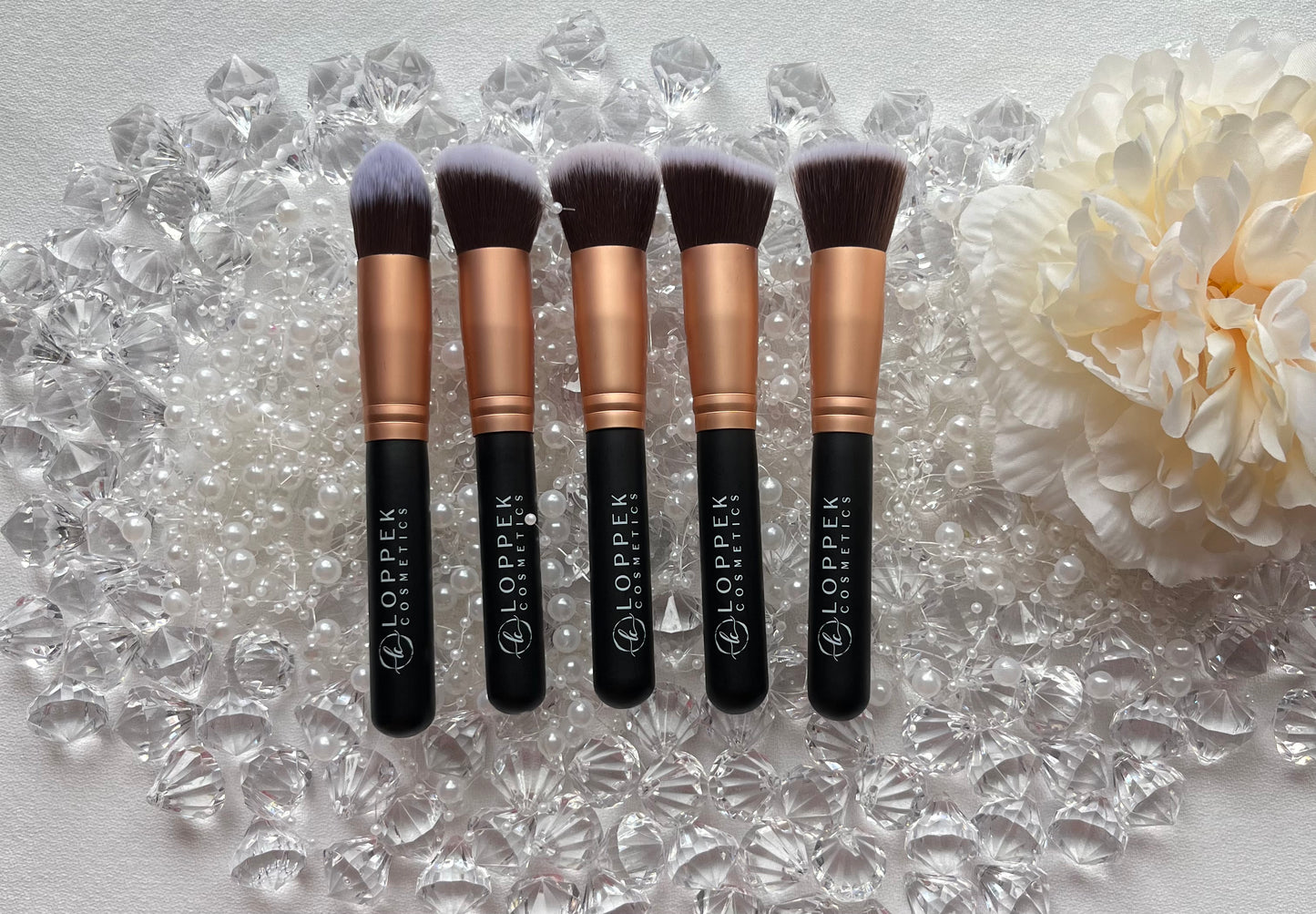 Loppek Cosmetic's 14 Piece Brush set w/bag