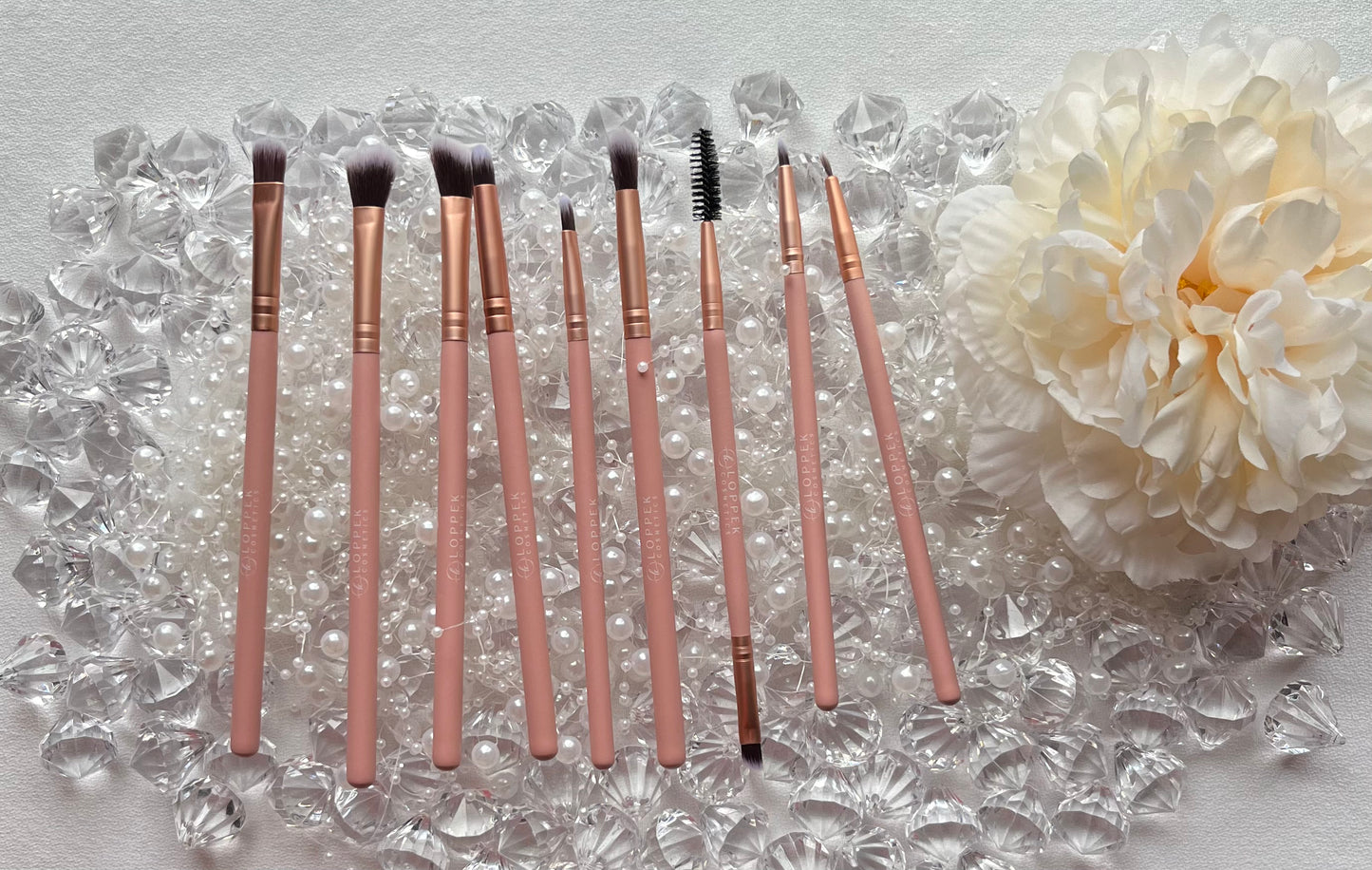 Loppek Cosmetic's 14 Piece Brush set w/bag